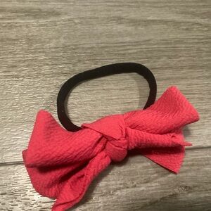 Hot Pink Hair Bow with Headband